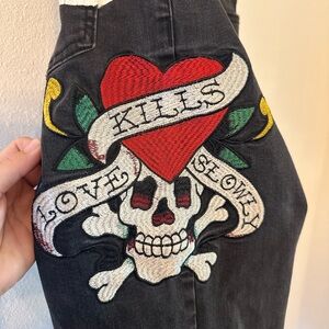 Ed Hardy Black Jeans for Women